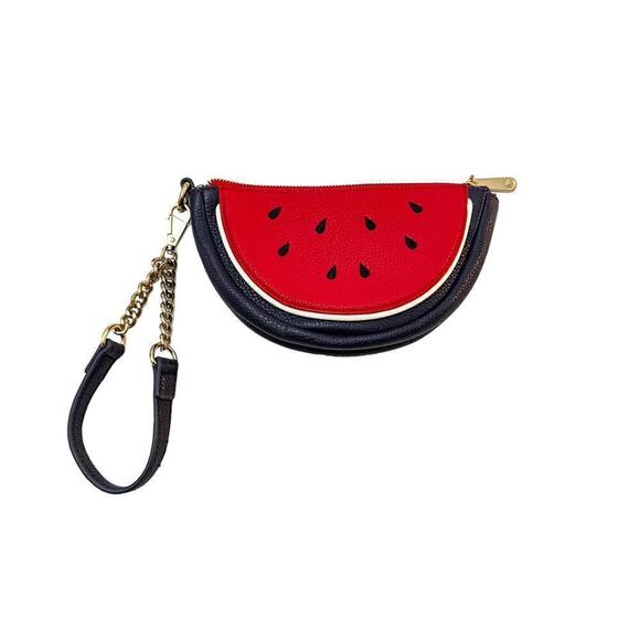 Charming Charlie Watermelon Purse 5x9 Wristlet - Picture 2 of 5